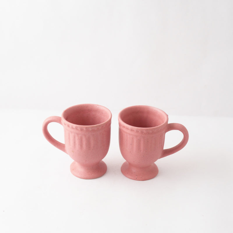 Royal Pink Ceramic Mug | Set of 2