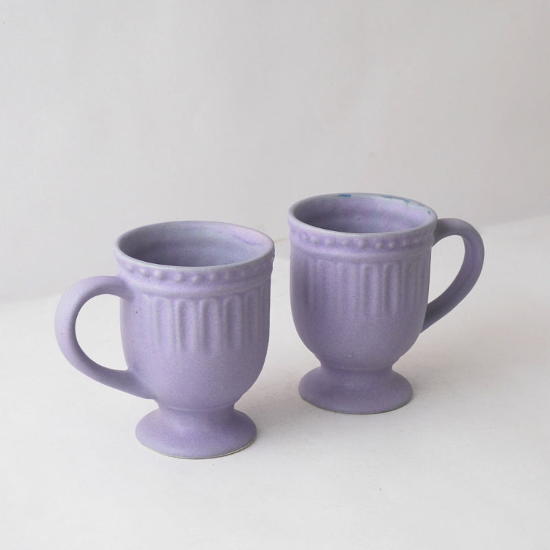 Royal Lilac Ceramic Mug | Set of 2 Default Title