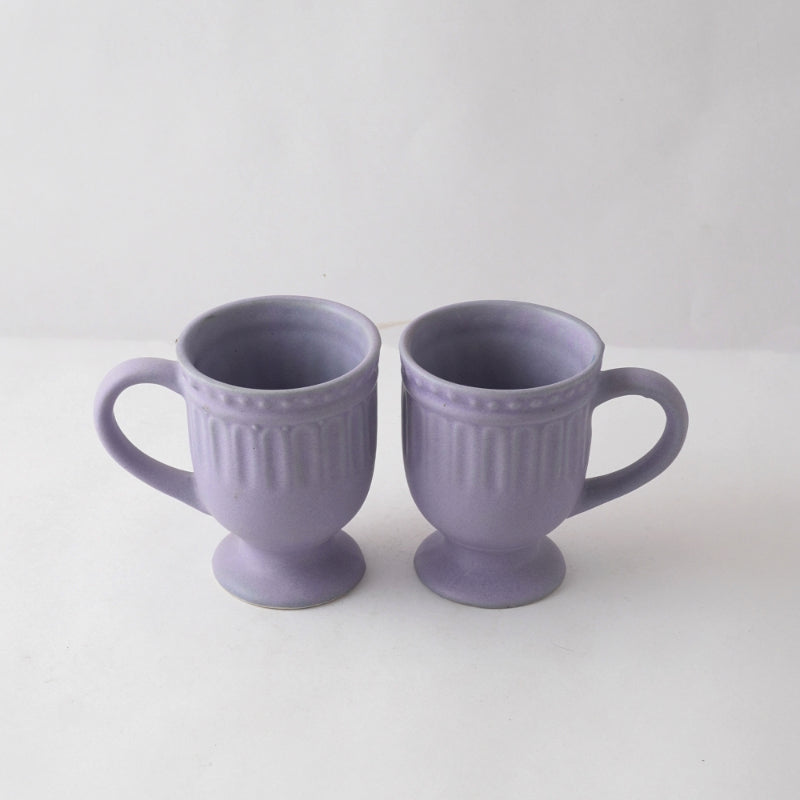 Royal Lilac Ceramic Mug | Set of 2 Default Title