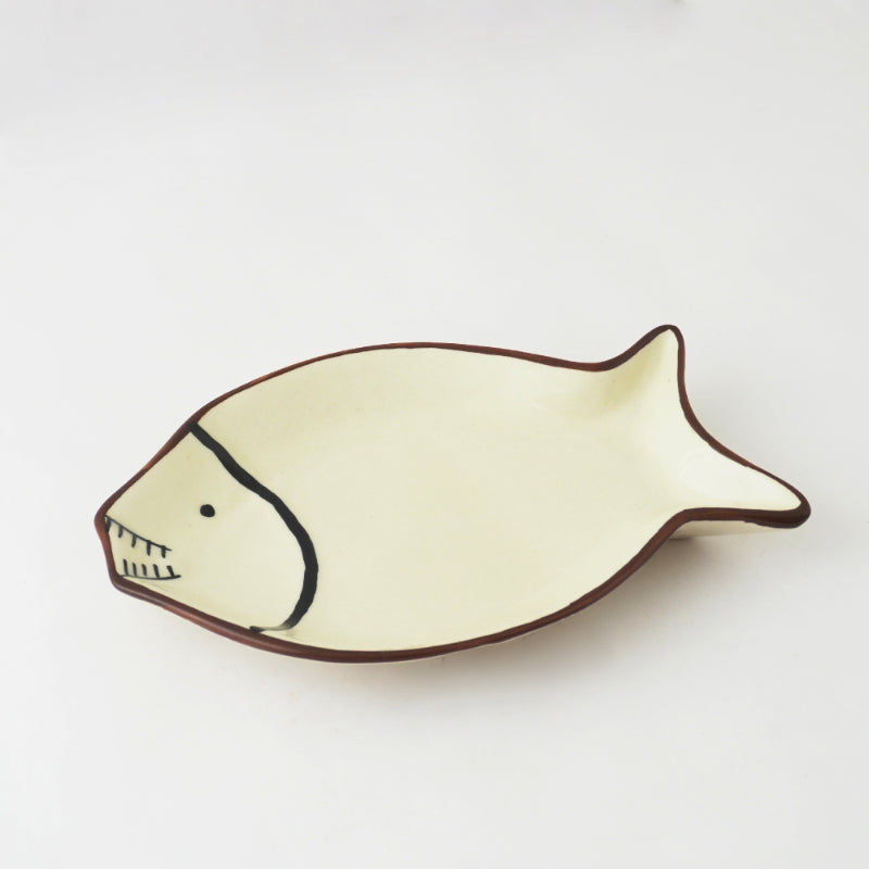 Fish Ceramic Platter Default Title