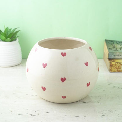 Heart Ceramic Planter