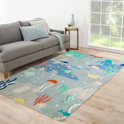 Under The Sea Premium Woolen Rug