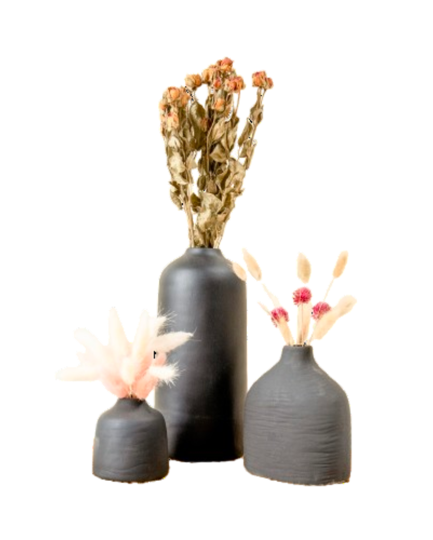 Elegant Vase with Dried Flowers for a Touch of Mystery