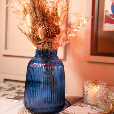 Ocean Breeze Glass Vase | 6 x 9 inches