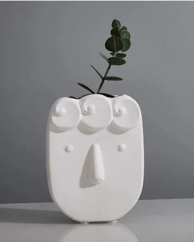 Sculpted Expression Ceramic Vase | 4 x 2 x 5 inches