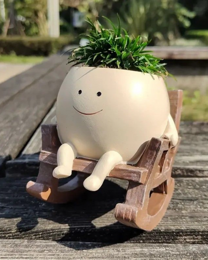 Swing Chair Resin Planter | 5 x 6 x 5 inches