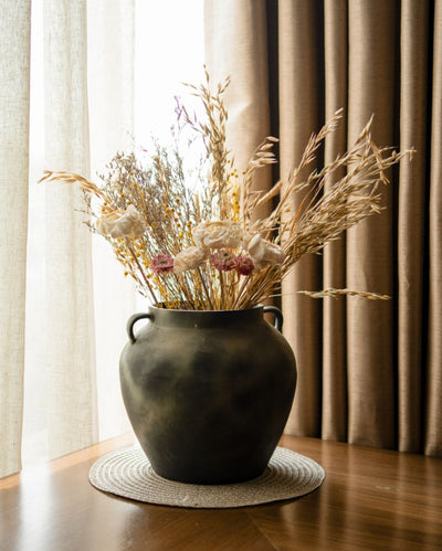 Antique Grace Ceramic Vase with Bunch