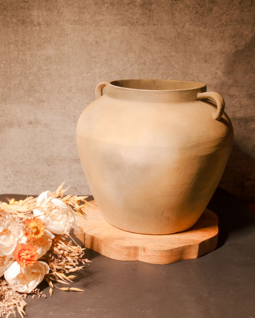 Timeless Grace Ceramic Vase | 12 x 12 inches