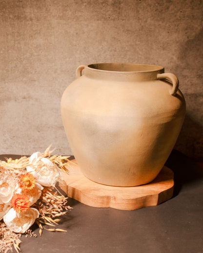 Timeless Grace Ceramic Vase | 12 x 12 inches