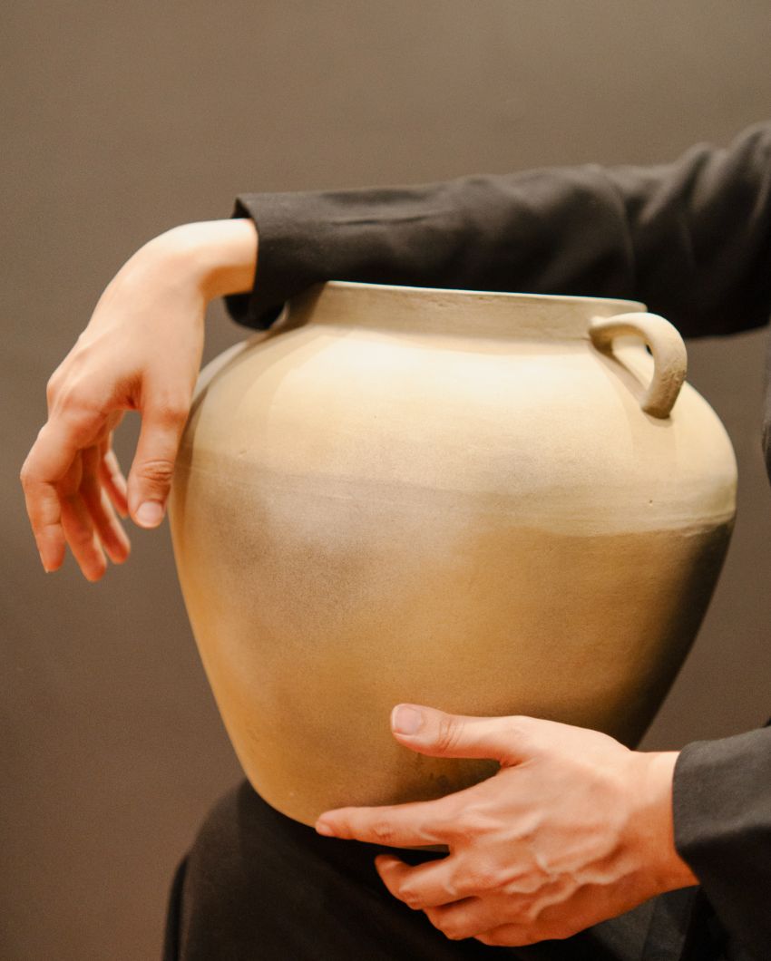Timeless Grace Ceramic Vase | 12 x 12 inches