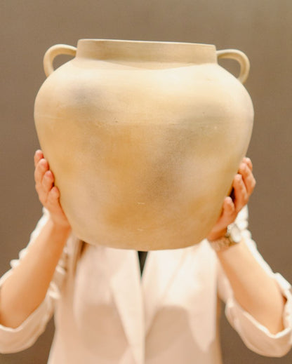 Timeless Grace Ceramic Vase | 12 x 12 inches