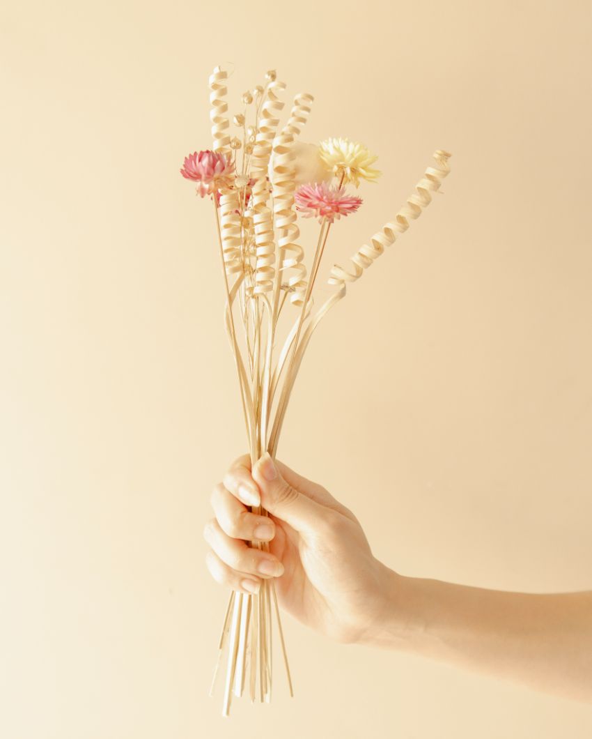 The Earthly Vase with Dried Flower Bunch