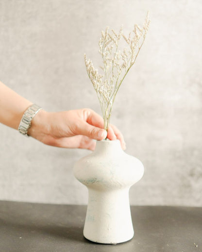 Whisper Porcelain Vase | 4 x 7 inches | Plant not included