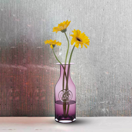 Pansy Heather Flower Vase Default Title