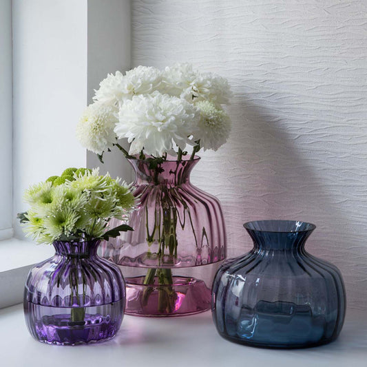 Rhea Cushion Small Flower Vase | Multiple Colors Purple