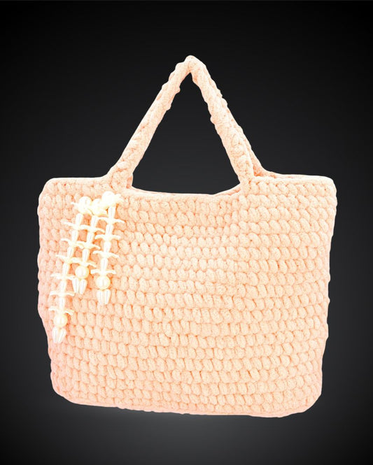 Peach Women Hand bag