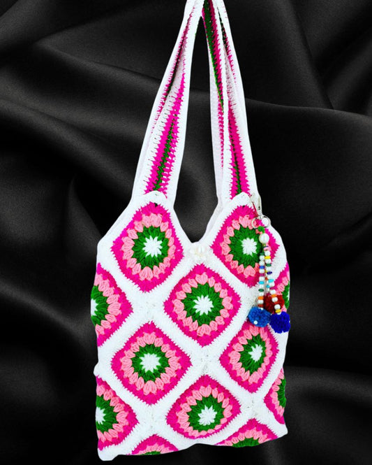 Alberto Handmade Crochet Shoulder Bag