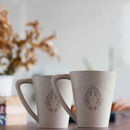 English Mugs | Set of 2 | Multiple Colors