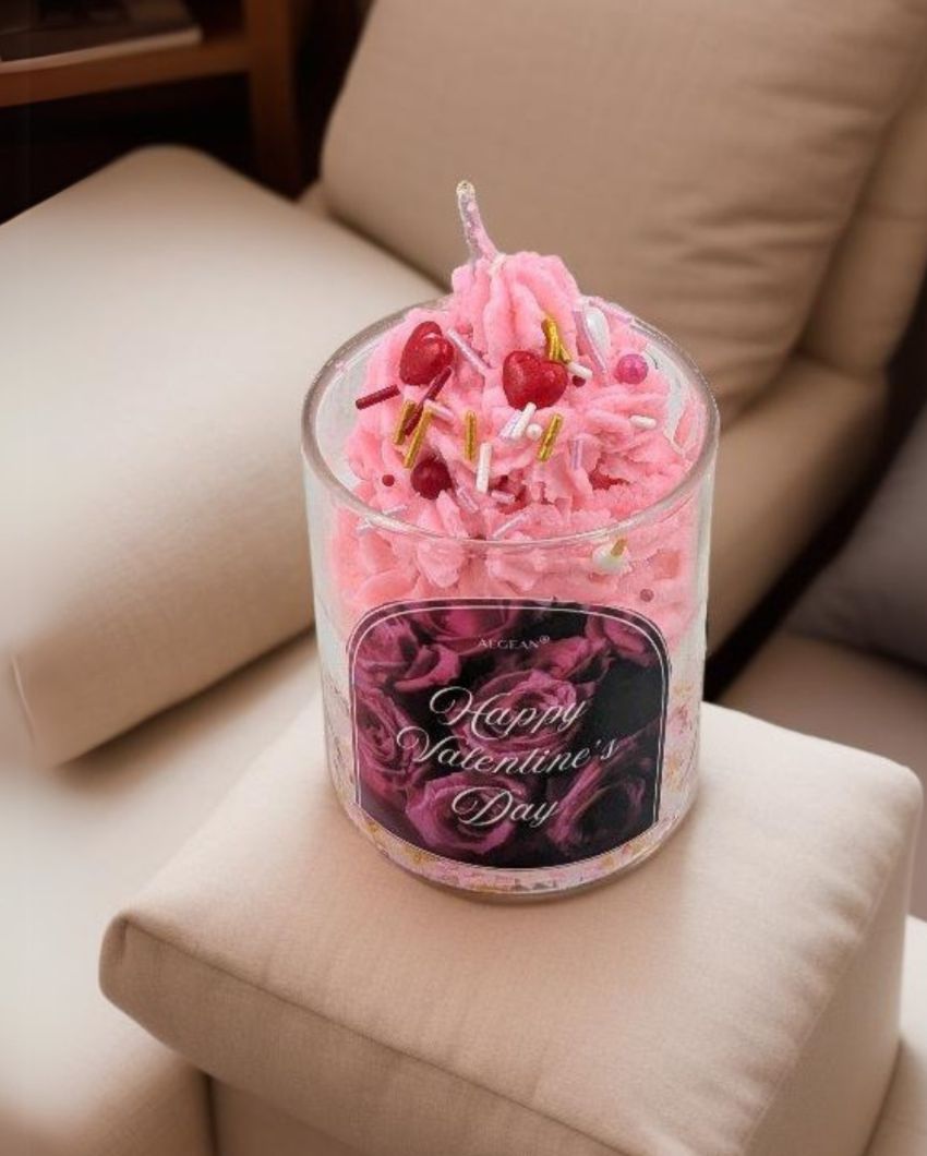 Romantic Valentine Jar Candle | 3 x 4 inches