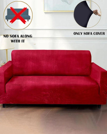 ONLY SOFA COVER | Velvet Two Seater Sofa Cover | 57 x 73 inches