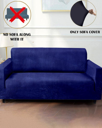 ONLY SOFA COVER | Velvet Two Seater Sofa Cover | 57 x 73 inches