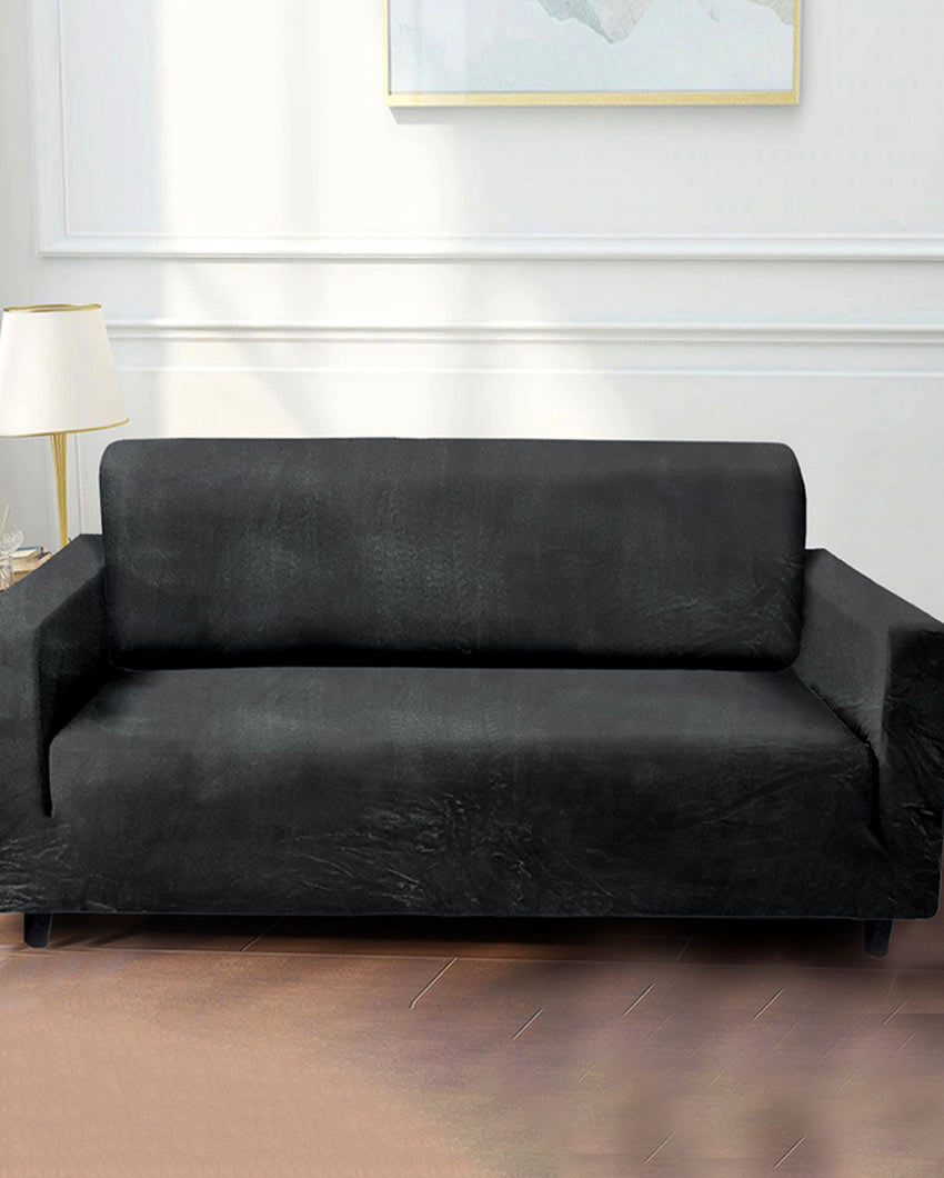 Velvet Two Seater Sofa Cover | 57 x 73 inches