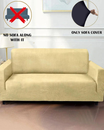 ONLY SOFA COVER | Velvet Two Seater Sofa Cover | 57 x 73 inches