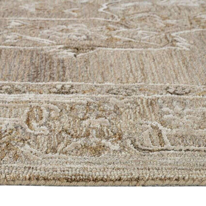 Camel Wool Vestige Hand Tufted Rug Carpet