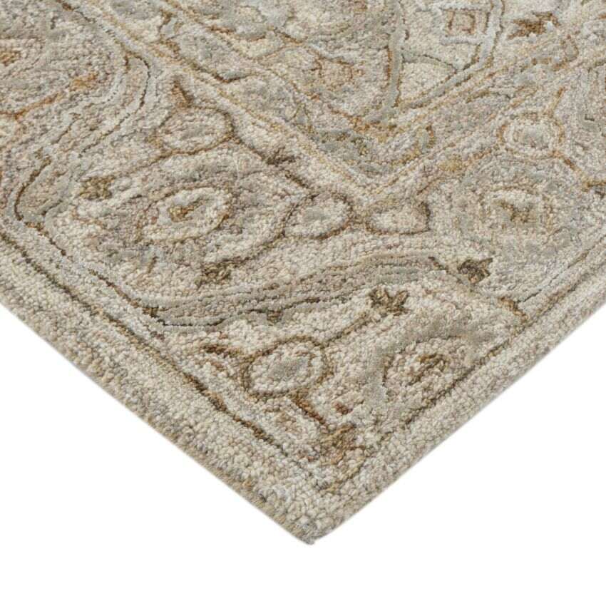 Camel Wool Vestige Hand Tufted Rug Carpet