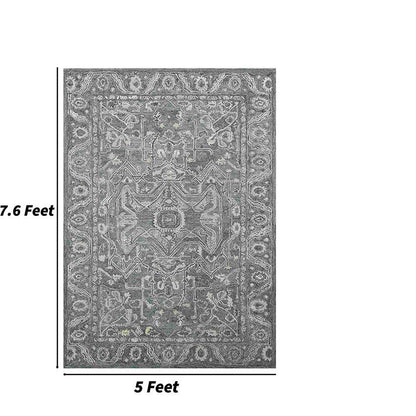 Aqua Wool Vestige Hand Tufted Rug Carpet