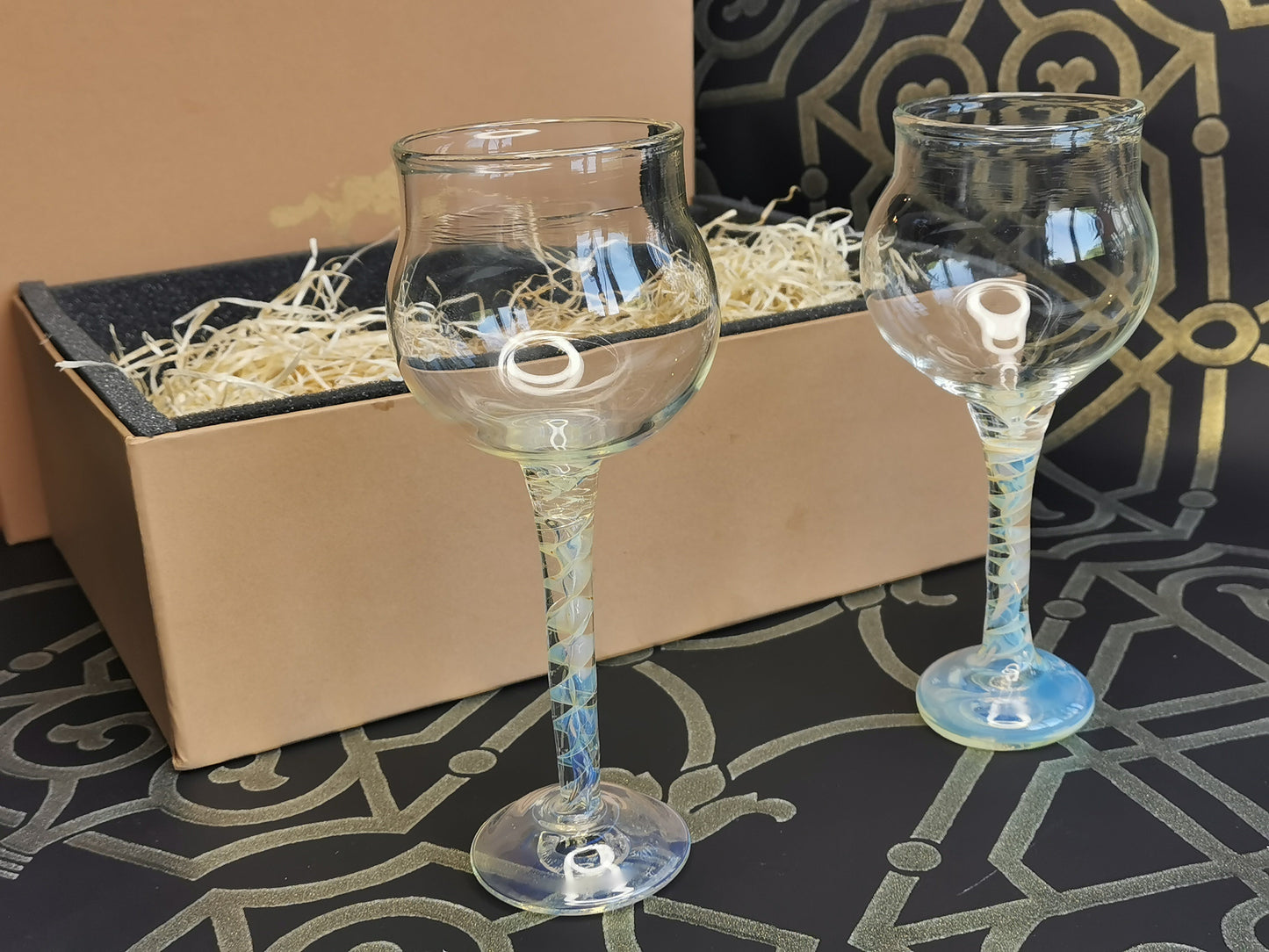 Vetera Gold Wine Glasses | Set Of 2