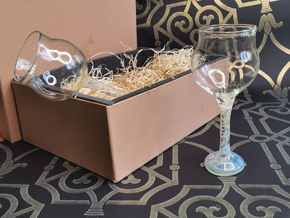 Vetera Gold Wine Glasses | Set Of 2