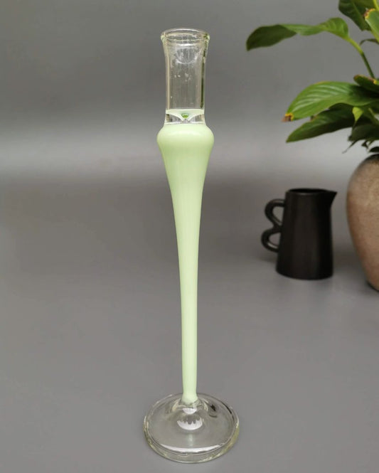 Classy Glass Candle Holder Green