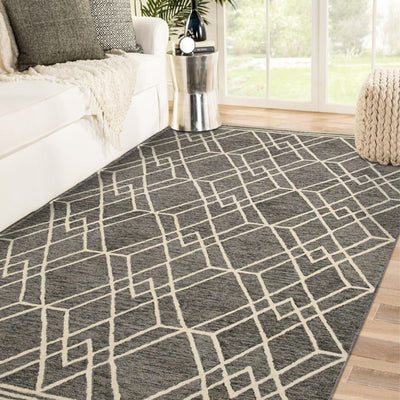 Khaki Wool Vista Hand-Tufted Carpet