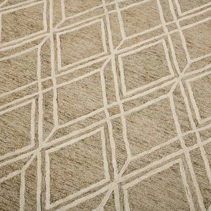 Sand Wool Vista Hand Tufted Rug Carpet