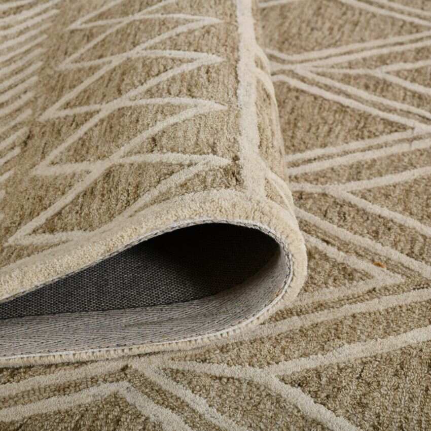 Sand Wool Vista Hand Tufted Rug Carpet