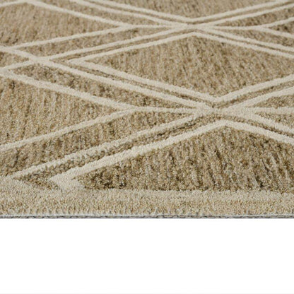 Sand Wool Vista Hand Tufted Rug Carpet