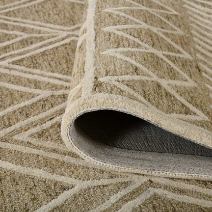 Sand Wool Vista Hand Tufted Rug Carpet