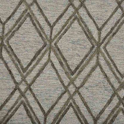 Gray Wool Vista Hand Tufted Rug Carpet