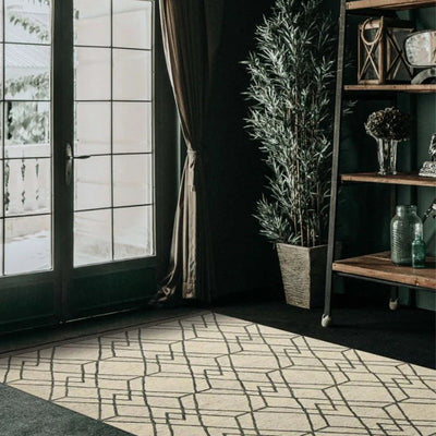 Ivory Wool Vista Hand Tufted Carpet