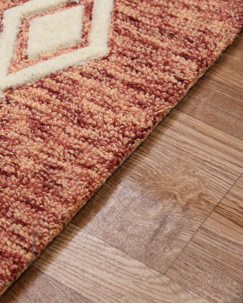 Red Wool Vista Hand Tufted Carpet | 6x4, 8x5 ft 6 x 4 ft