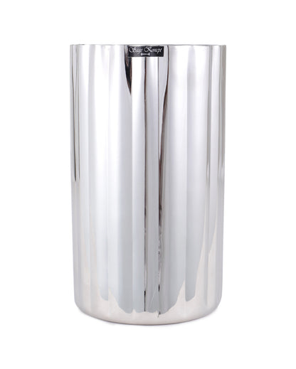 Stylish Artistic Fluted Wine Chiller Bucket | 5 x 10 inches