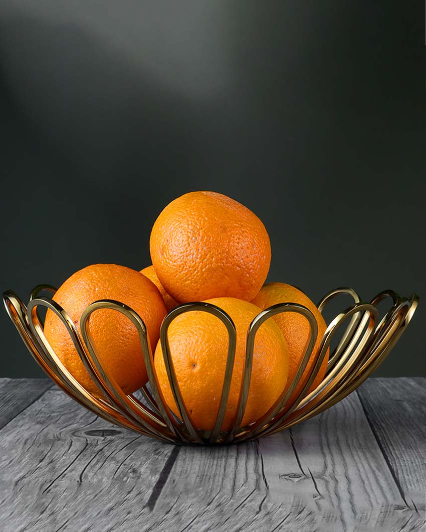 Decorative Chic Umbrella Fruit Basket | 12 x 6 inches