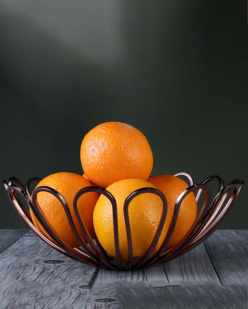 Decorative Chic Umbrella Fruit Basket | 12 x 6 inches