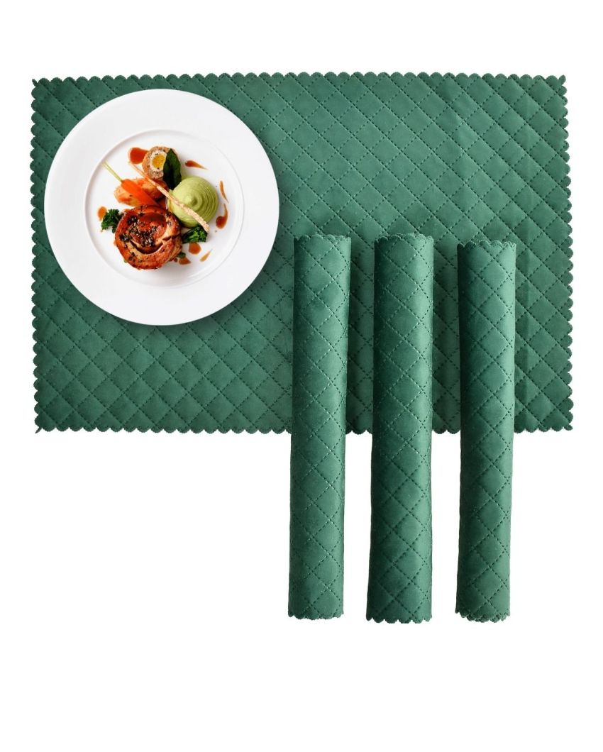 Chic Table Runner and Coordinated Placemats | Set of 5