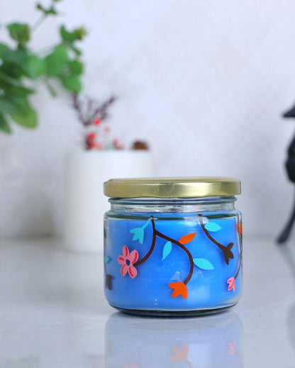 Snappy Style Painted Glass Candle Jar | 3 x 3 inches