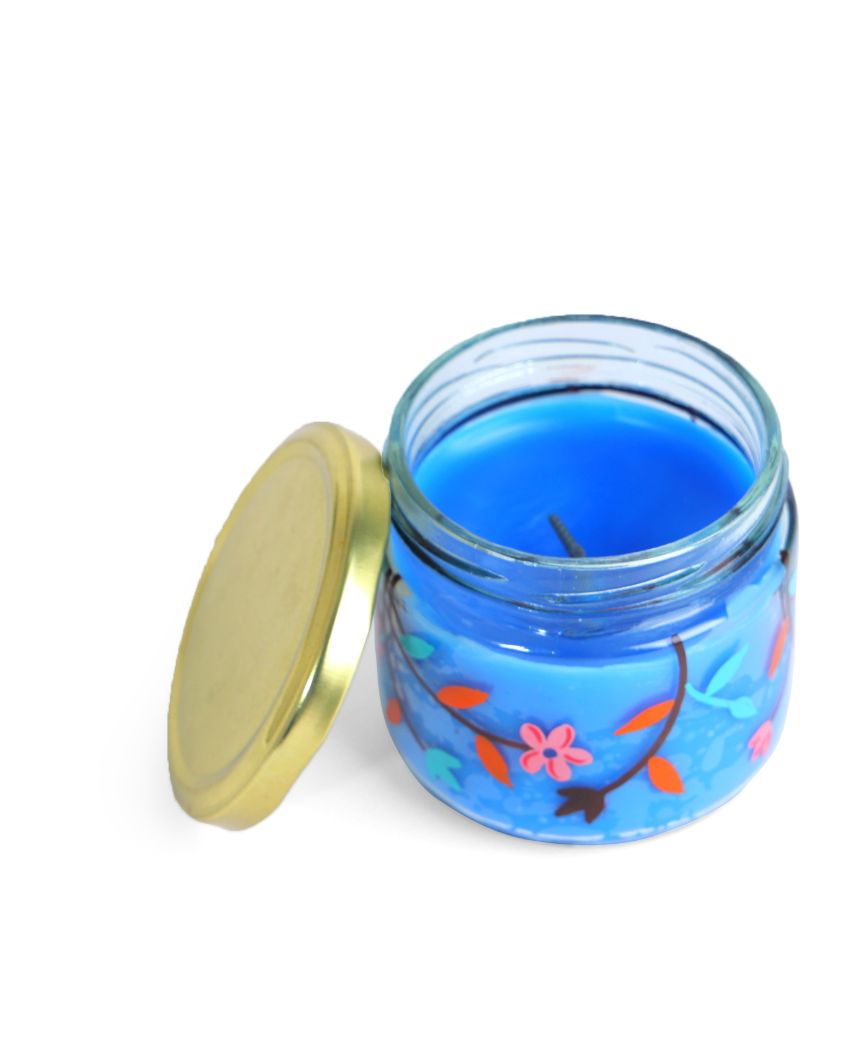 Snappy Style Painted Glass Candle Jar | 3 x 3 inches