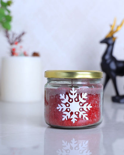 Besuited Snowflake Candle Jar | 3 x 3 inches