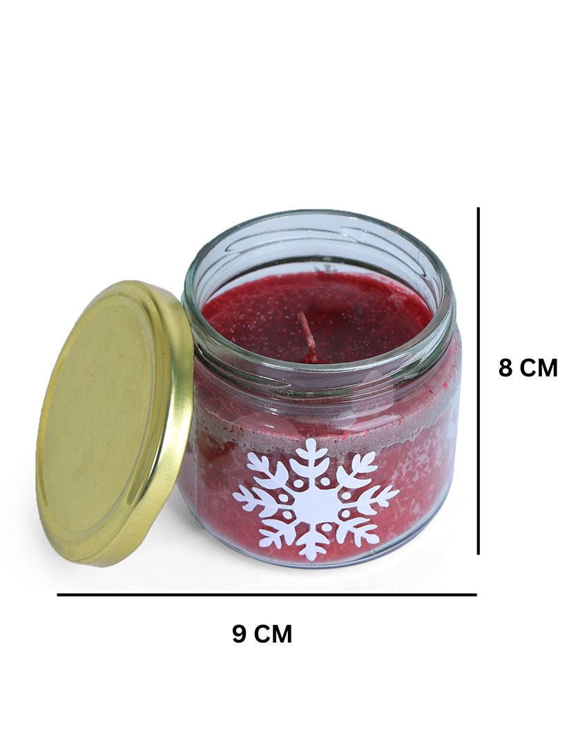 Besuited Snowflake Candle Jar | 3 x 3 inches