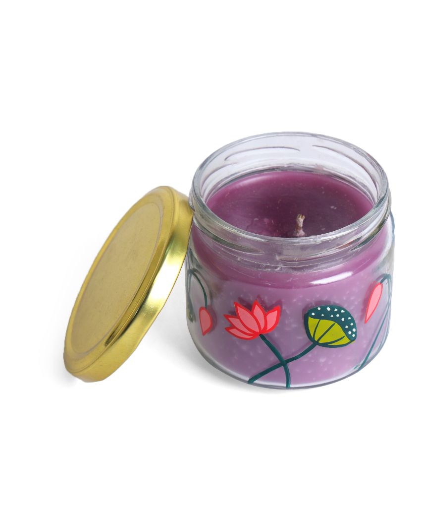 Stunning Painted Candle Jar | 3 x 3 inches